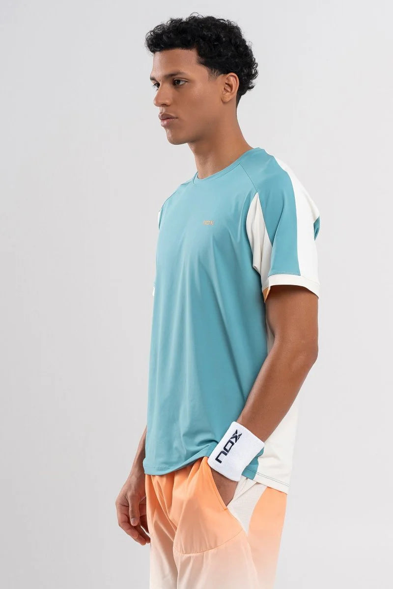 T-SHIRT HOMEM NOX PRO TURQUESA