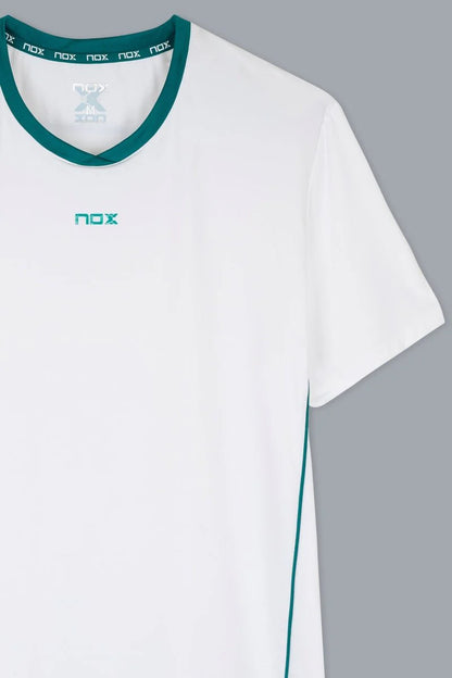 T-SHIRT HOMEM NOX PRO WHITE / IVY GREEN
