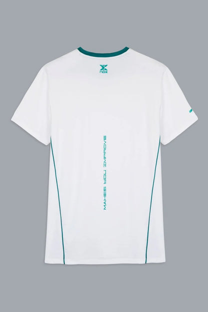 T-SHIRT HOMEM NOX PRO WHITE / IVY GREEN