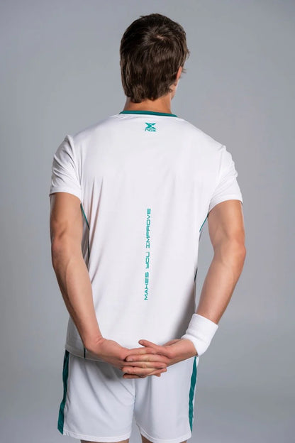T-SHIRT HOMEM NOX PRO WHITE / IVY GREEN