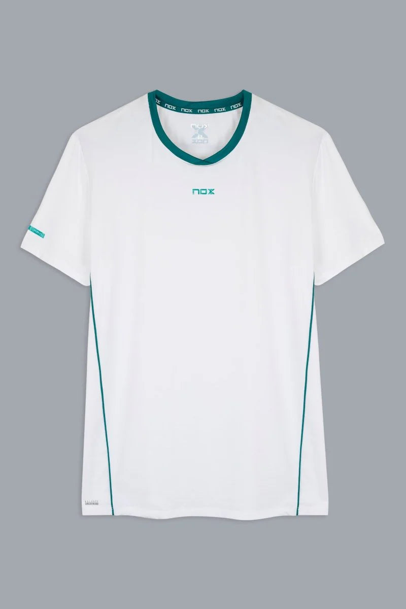 T-SHIRT HOMEM NOX PRO WHITE / IVY GREEN