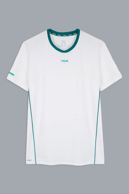 T-SHIRT HOMEM NOX PRO WHITE / IVY GREEN