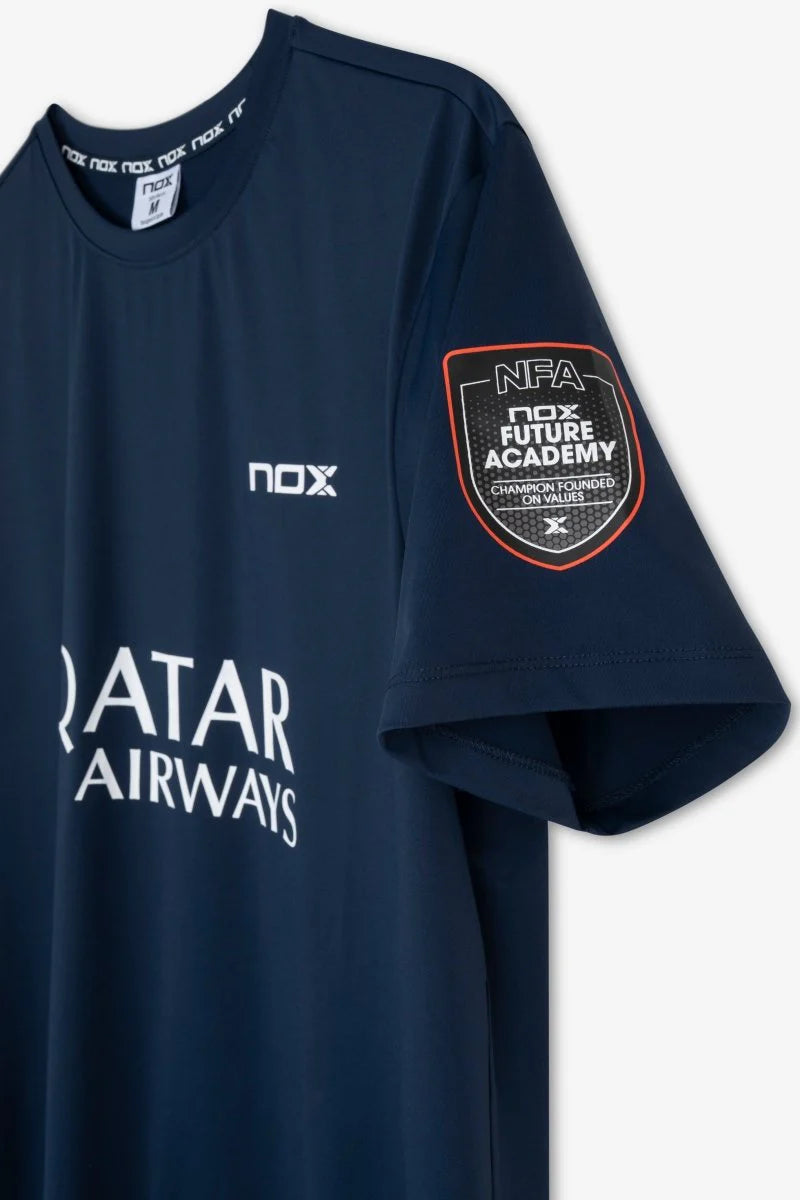 Abrir imagem na galeria, T-SHIRT HOMEM NOX SPONSORS AT10 AZUL ESCURO AGUSTIN TAPIA  2026
