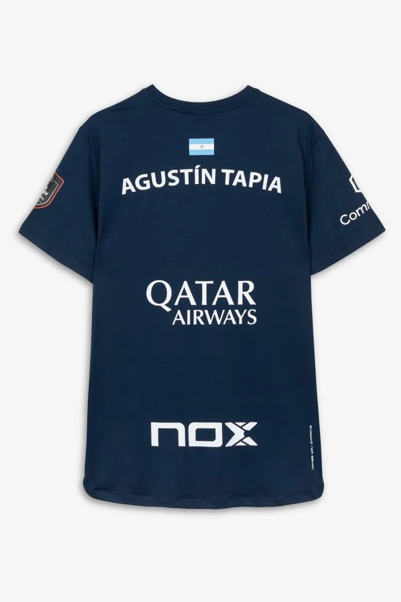T-SHIRT HOMEM NOX SPONSORS AT10 AZUL ESCURO AGUSTIN TAPIA  2026