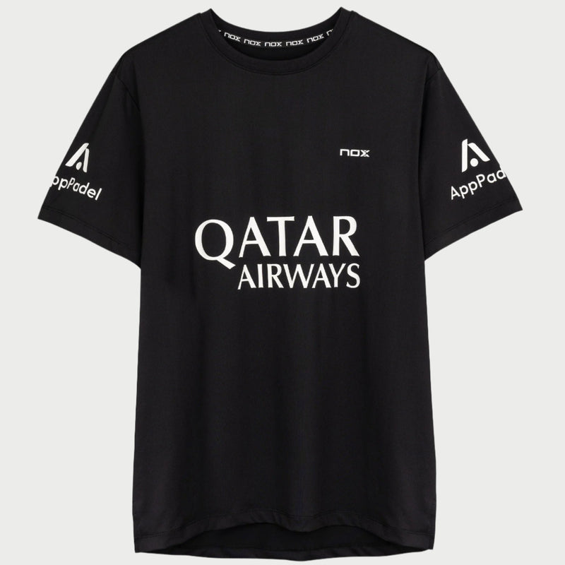 Carica immagine in Galleria Viewer, T-SHIRT HOMEM NOX AT10 AGUSTIN TAPIA SPONSORS PRETA
