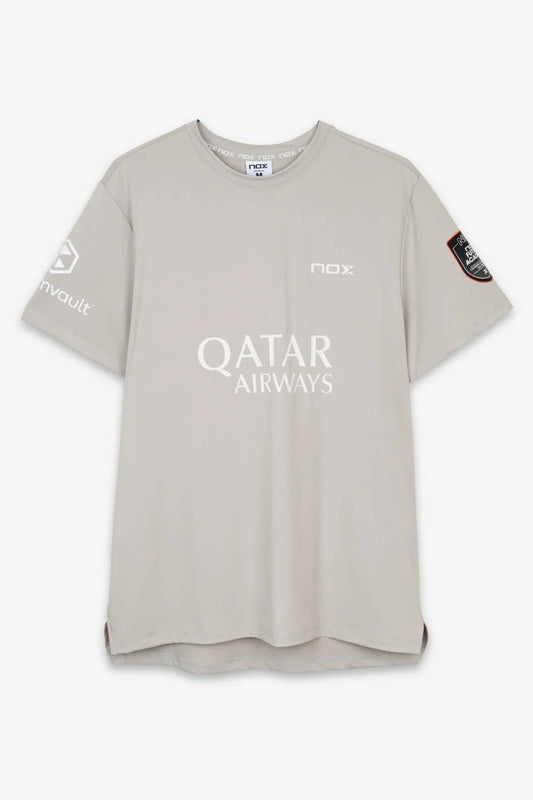 T-SHIRT HOMEM NOX SPONSORS AT10 CINZA AGUSTIN TAPIA  2026