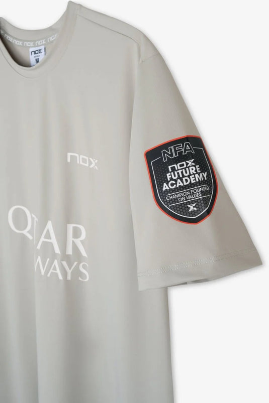 CAMISETA HOMBRE NOX SPONSORS AT10 GRIS AGUSTÍN TAPIA 2026