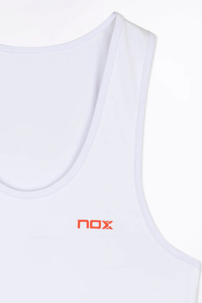 TOP DE ALÇAS MULHER NOX TEAM FIT BRANCO