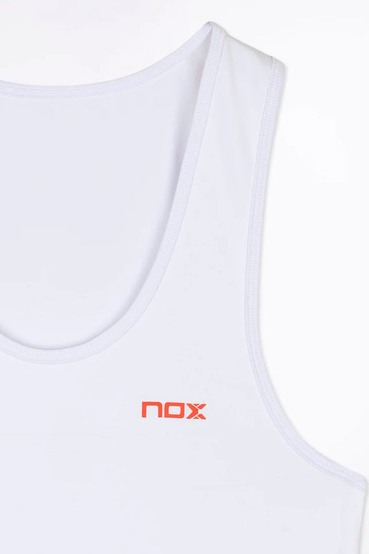 TOP DE ALÇAS MULHER NOX TEAM FIT BRANCO