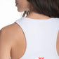 TOP DE ALÇAS MULHER NOX TEAM FIT BRANCO