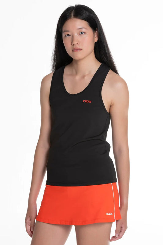 TOP DE ALÇAS MULHER NOX TEAM FIT PRETO