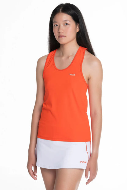 TOP DE ALÇAS MULHER NOX TEAM FIT VERMELHO