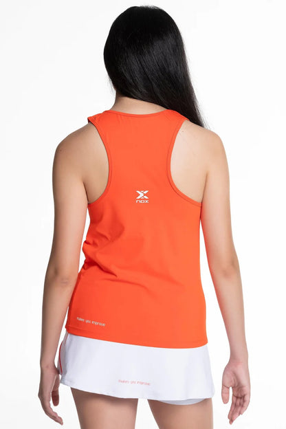 TOP DE ALÇAS MULHER NOX TEAM FIT VERMELHO