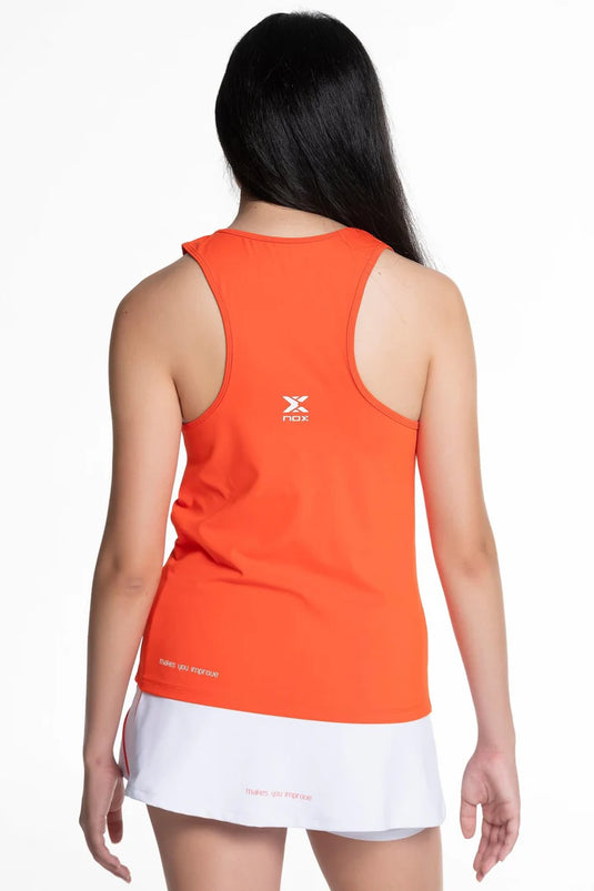 TOP DE ALÇAS MULHER NOX TEAM FIT VERMELHO