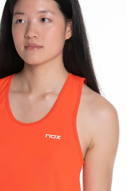 TOP DE ALÇAS MULHER NOX TEAM FIT VERMELHO