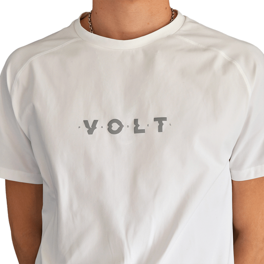 T-SHIRT HOMEM VOLT PERFORMANCE BRANCA
