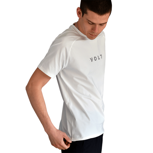 T-SHIRT HOMEM VOLT PERFORMANCE BRANCA