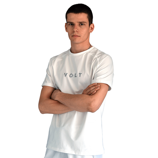 T-SHIRT HOMEM VOLT PERFORMANCE BRANCA