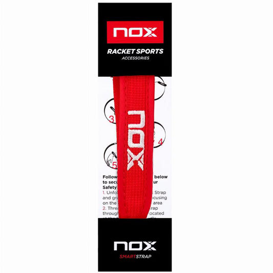 CORREIA PARA RAQUETE DE PADEL NOX SMARTSTRAP VERMELHO