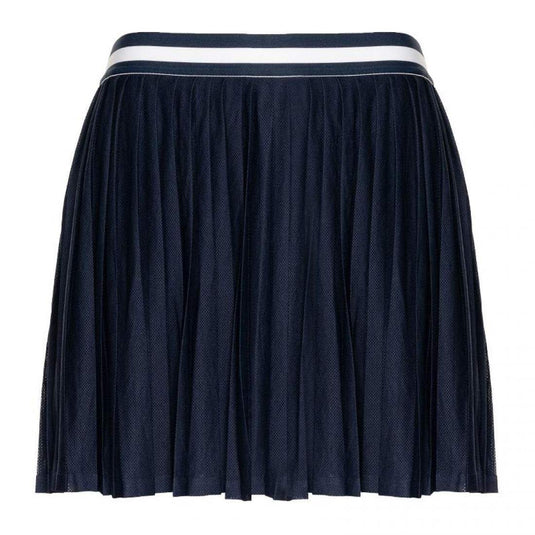 SAIA MULHER WILSON TEAM PLEATED CLASSIC NAVY