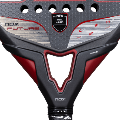 RAQUETE DE PADEL NOX FUTURE ATTACK 12K ALUM