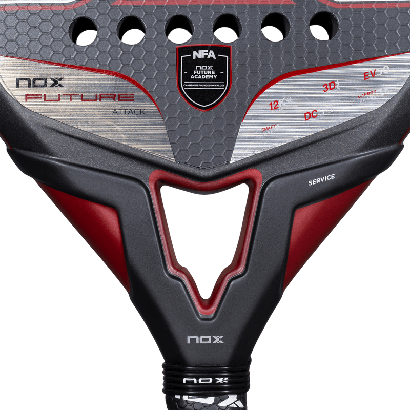 Abrir imagem na galeria, RAQUETE DE PADEL NOX FUTURE ATTACK 12K ALUM
