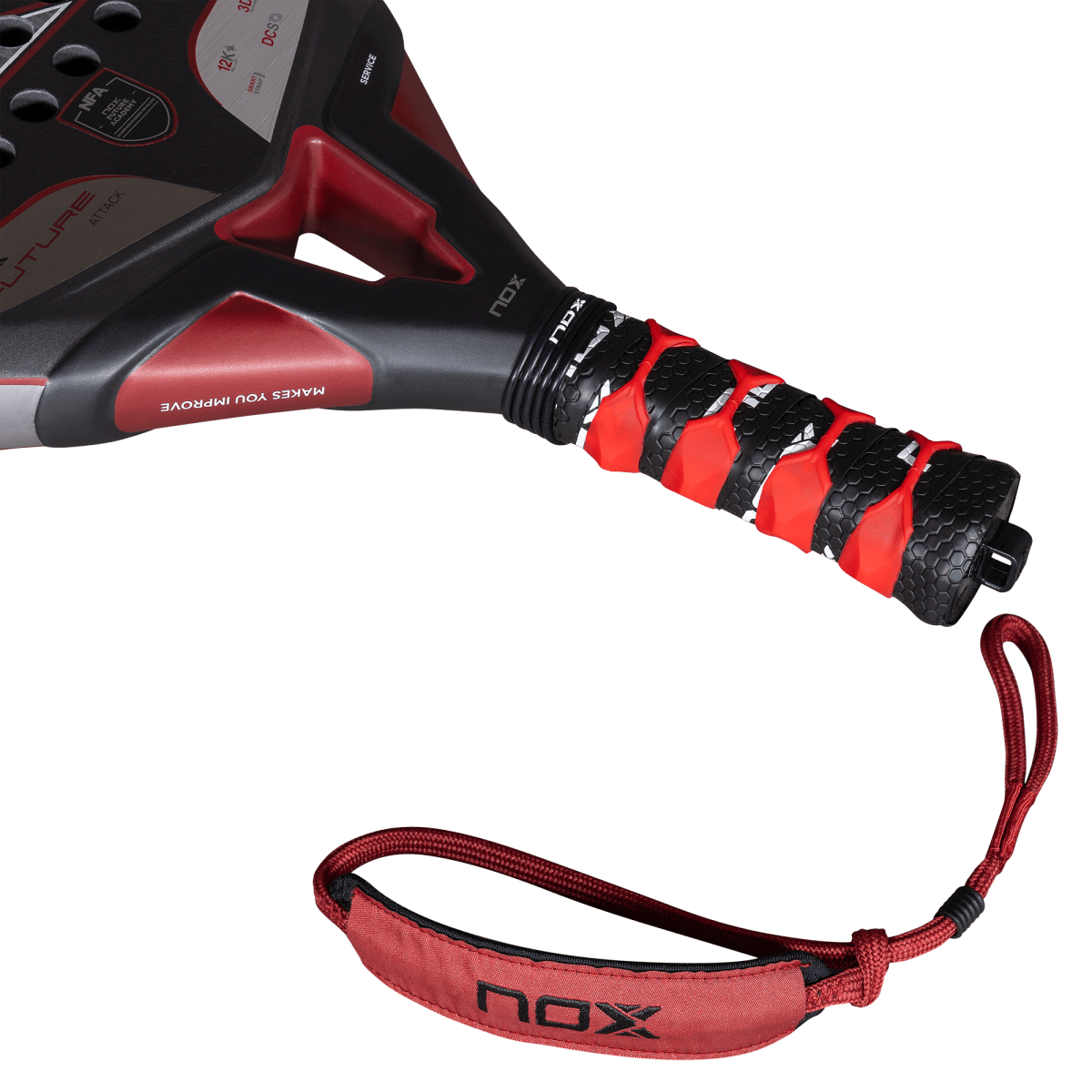 RAQUETE DE PADEL NOX FUTURE ATTACK 12K ALUM