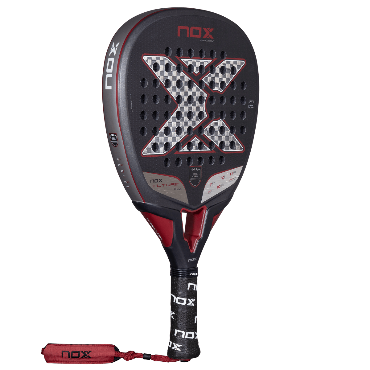 RAQUETE DE PADEL NOX FUTURE ATTACK 12K ALUM