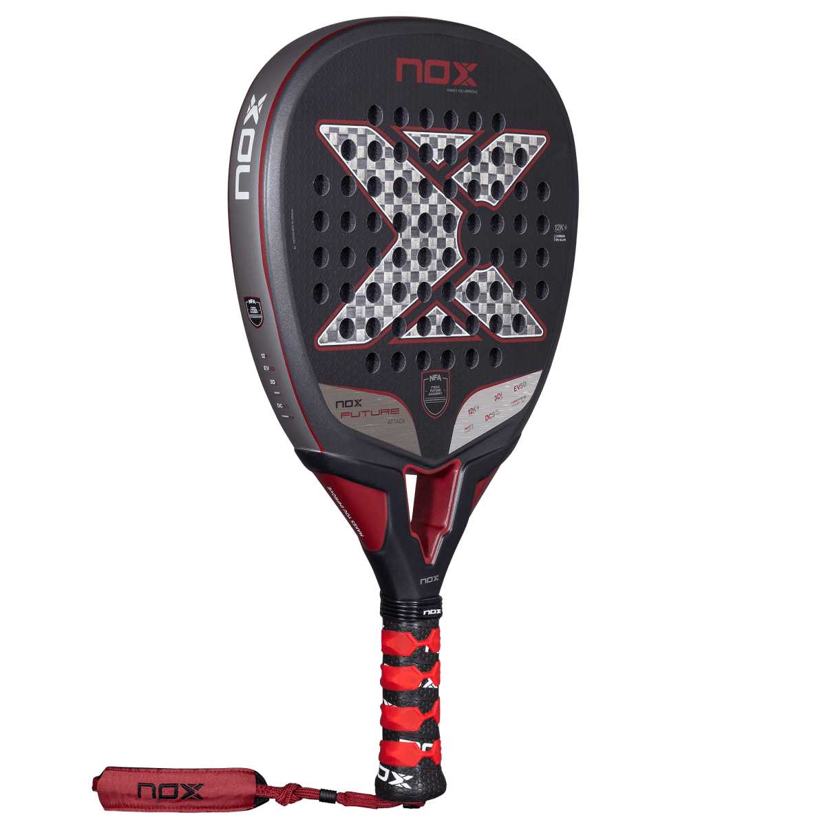 RAQUETE DE PADEL NOX FUTURE ATTACK 12K ALUM