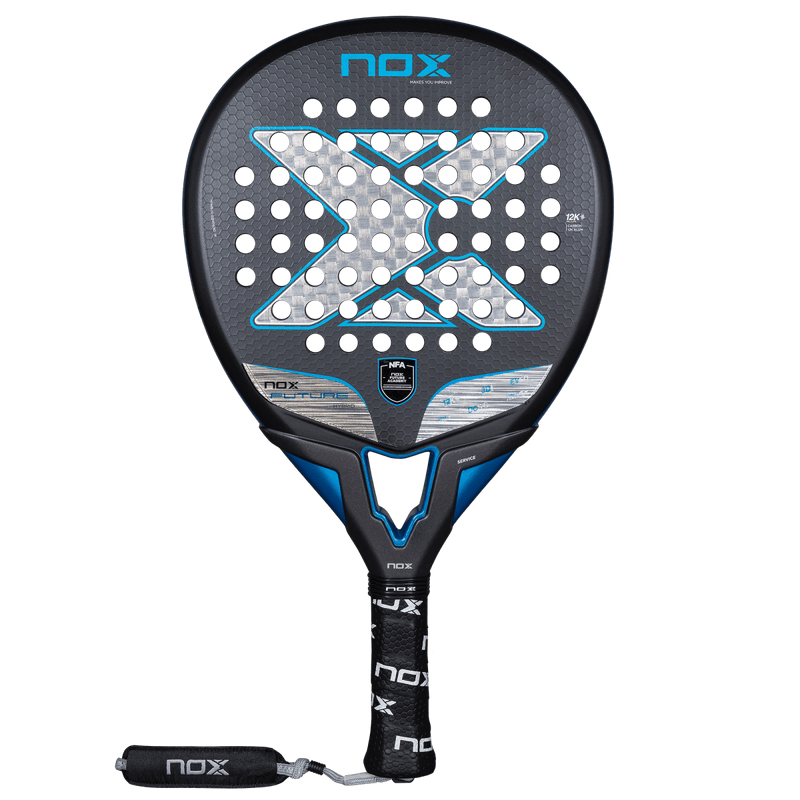 Abrir imagem na galeria, RAQUETE DE PADEL NOX FUTURE HYBRID 12K ALUM
