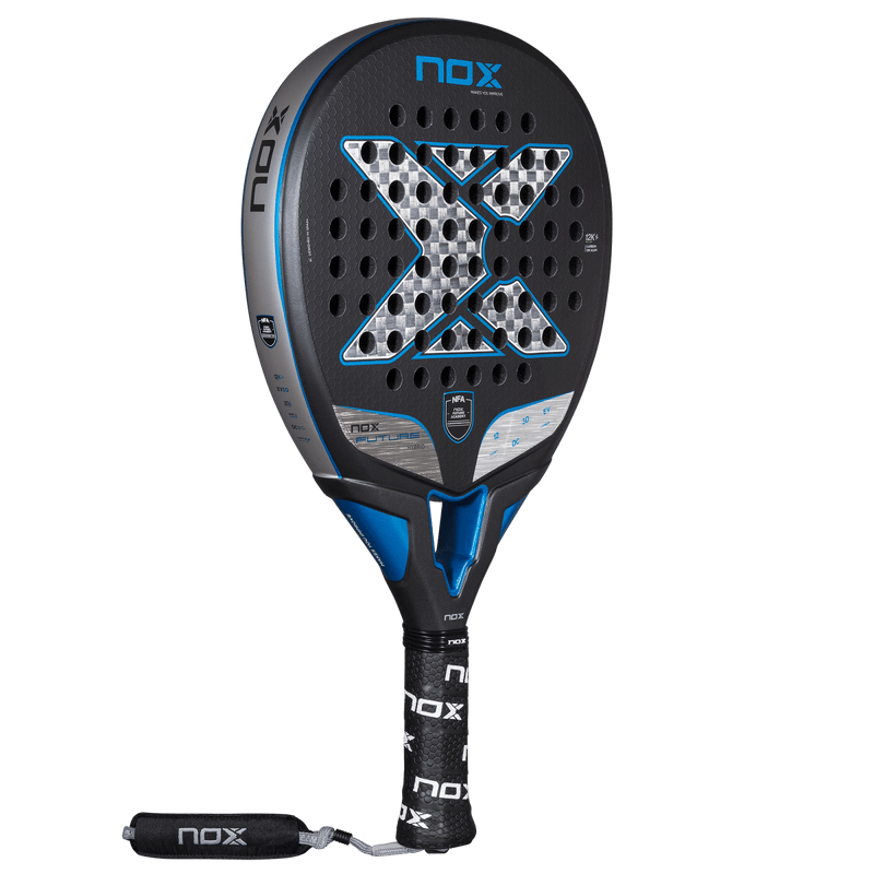 Abrir imagem na galeria, RAQUETE DE PADEL NOX FUTURE HYBRID 12K ALUM
