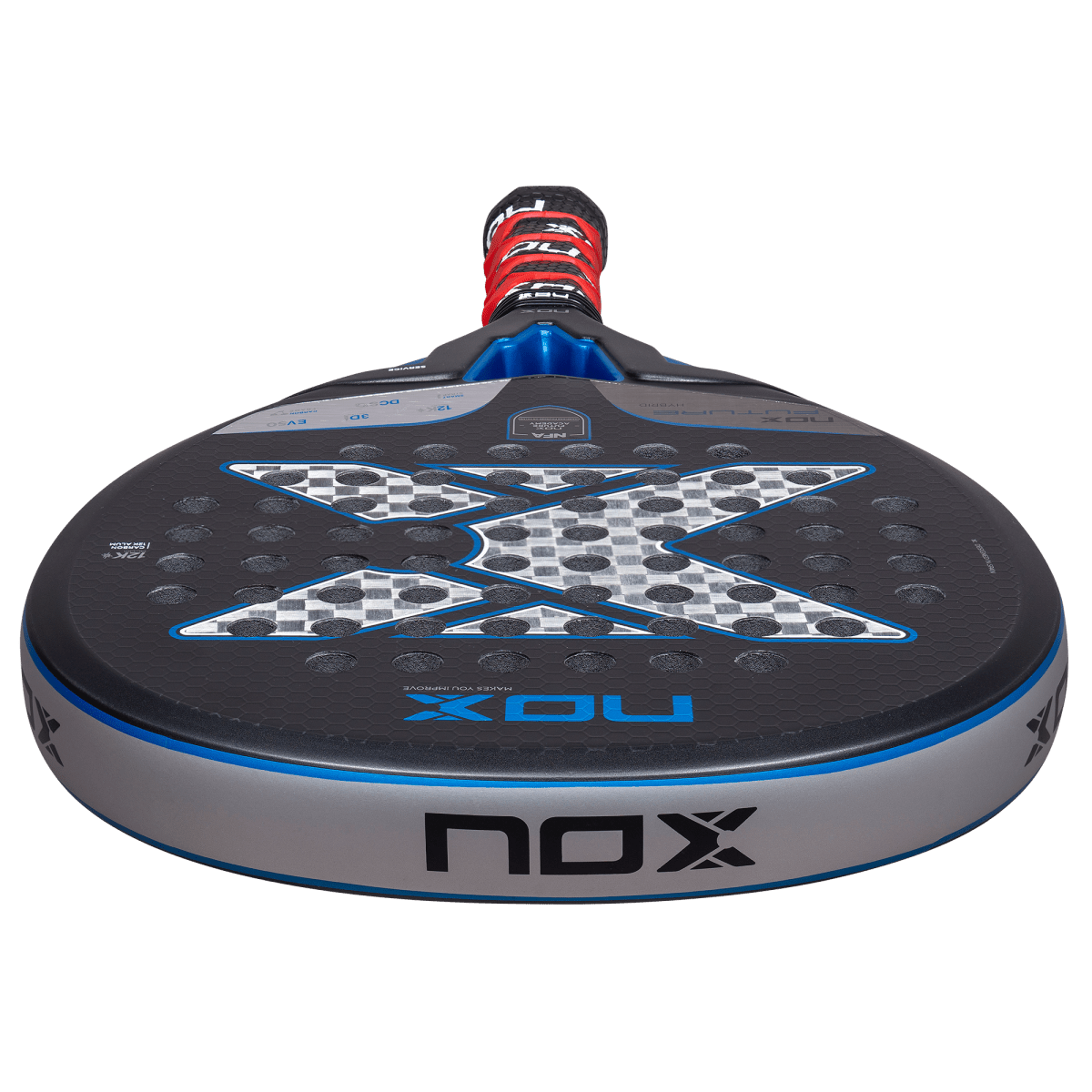 RAQUETE DE PADEL NOX FUTURE HYBRID 12K ALUM