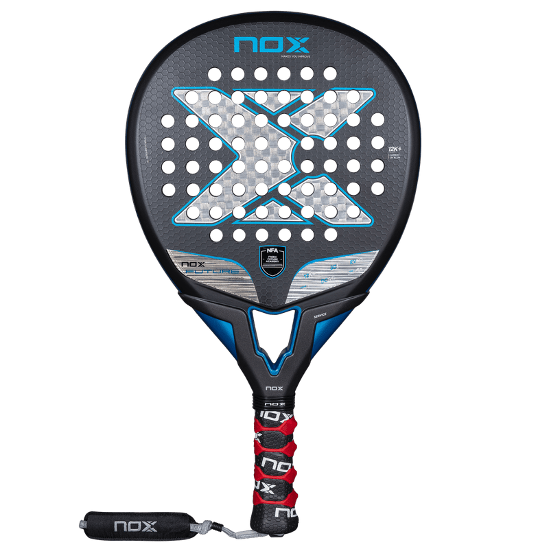 Abrir imagem na galeria, RAQUETE DE PADEL NOX FUTURE HYBRID 12K ALUM
