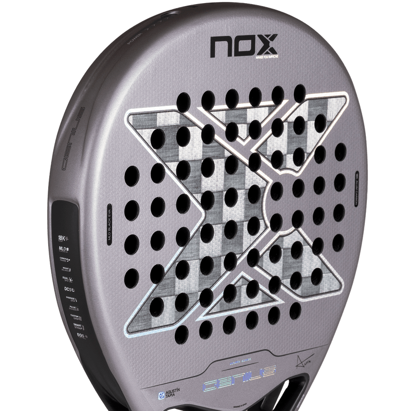 Abrir imagem na galeria, RAQUETE DE PADEL NOX GENIUS 18K ALUM 2027 by AGUSTÍN TAPIA - PRÉ VENDA
