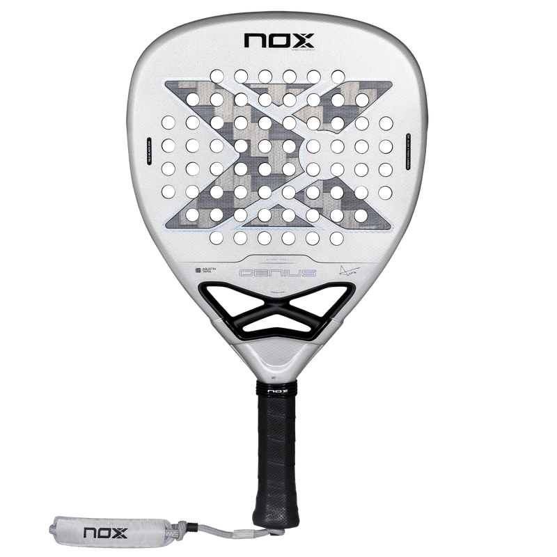 Abrir imagem na galeria, RAQUETE DE PADEL NOX GENIUS ATTACK 12K ALUM XTREM 2027 by AGUSTÍN TAPIA - PRE-VENDA
