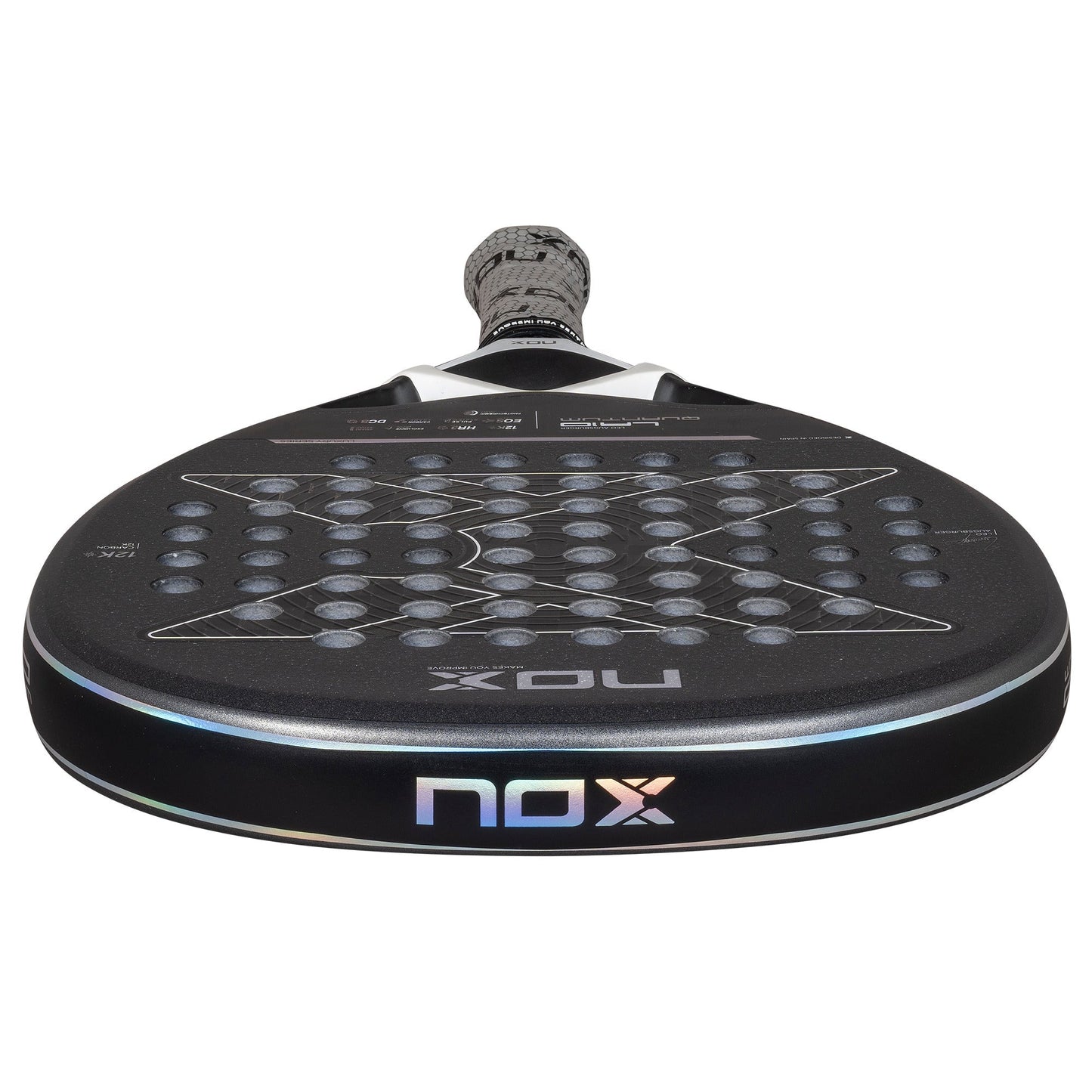 RAQUETE DE PADEL NOX LA10 QUANTUM 12K DE LEO AUGSBURGER
