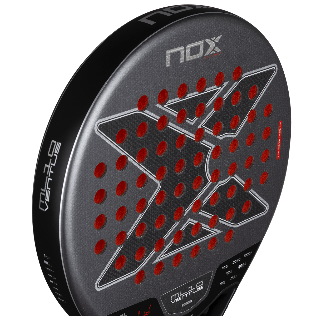 RAQUETE DE PADEL NOX ML10 VENTUS CONTROL 3K by MIGUEL LAMPERTI - PRÉ-VENDA