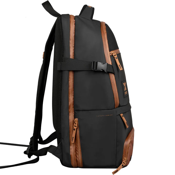 Abrir imagem na galeria, MOCHILA DE PADEL NOX  LUXURY OPEN SERIES PRETO/CASTANHO
