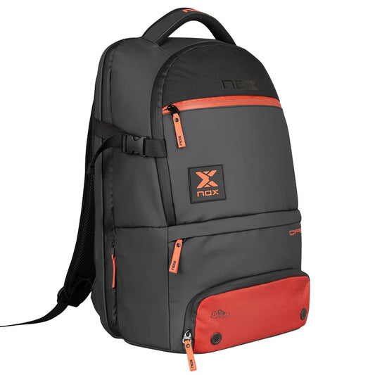 MOCHILA DE PADEL NOX  LUXURY OPEN SERIES PRETO/VERMELHO