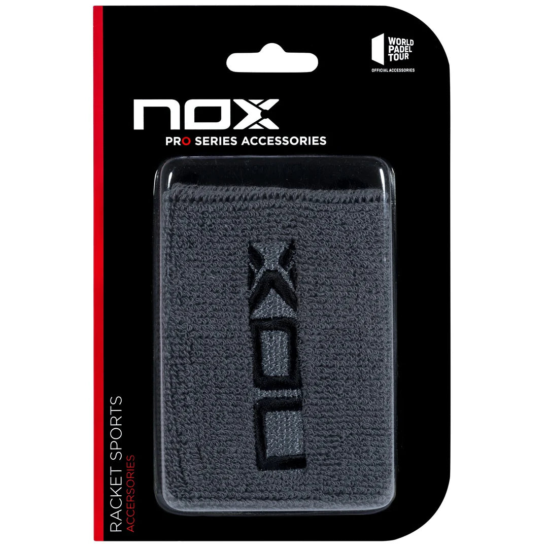 PUNHOS NOX CINZENTO LOGO PRETO (2 Unidades)