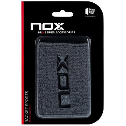 PUNHOS NOX CINZENTO LOGO PRETO (2 Unidades)