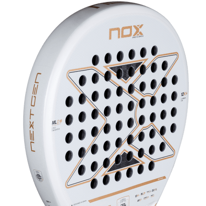 PALA DE PÁDEL NOX AT10 LUXURY GENIUS ATTACK 12K ALUM XTREM 2026 de AGUSTÍN TAPIA