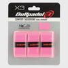 OVERGRIP BULLPADEL COMFORT/ABSORVENT ROSA PACK 3 UNIDADES