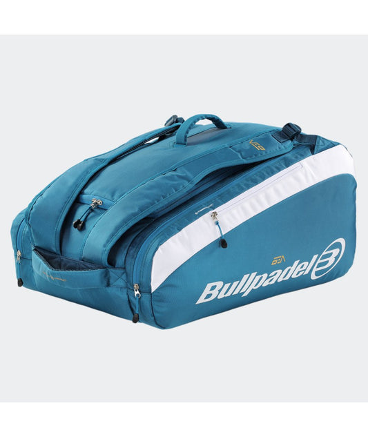 SACO DE PADEL BULLPADEL PEARL AZUL ESVERDEADO