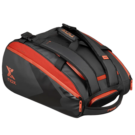 SACO DE PADEL NOX LUXURY OPEN SERIES PRETO/VERMELHO