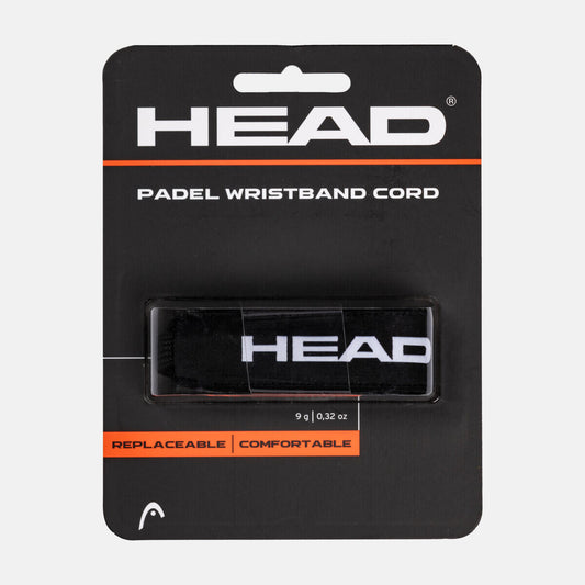 CORREIA (WRISTBAND CORD) PARA RAQUETE DE PADEL HEAD Preto