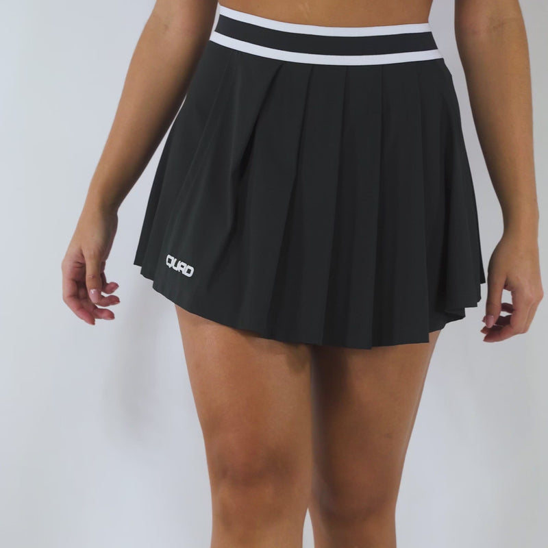 Abrir e reproduzir vídeo na galeria, SAIA MULHER QUAD CHARM GREY
