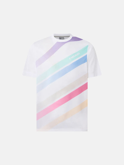 T-SHIRT HOMEM HEAD PRO WHITE/PRINT PERF