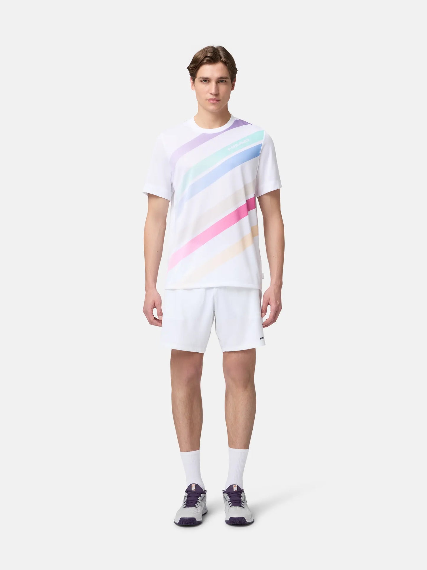 T-SHIRT HOMEM HEAD PRO WHITE/PRINT PERF