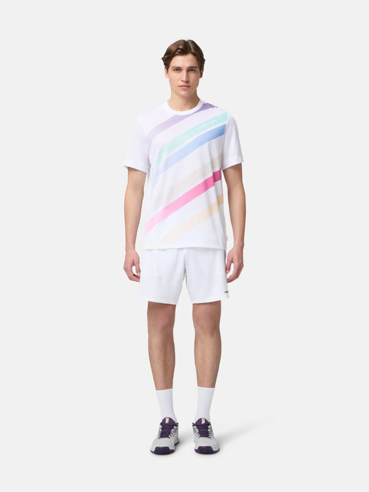T-SHIRT HOMEM HEAD PRO WHITE/PRINT PERF